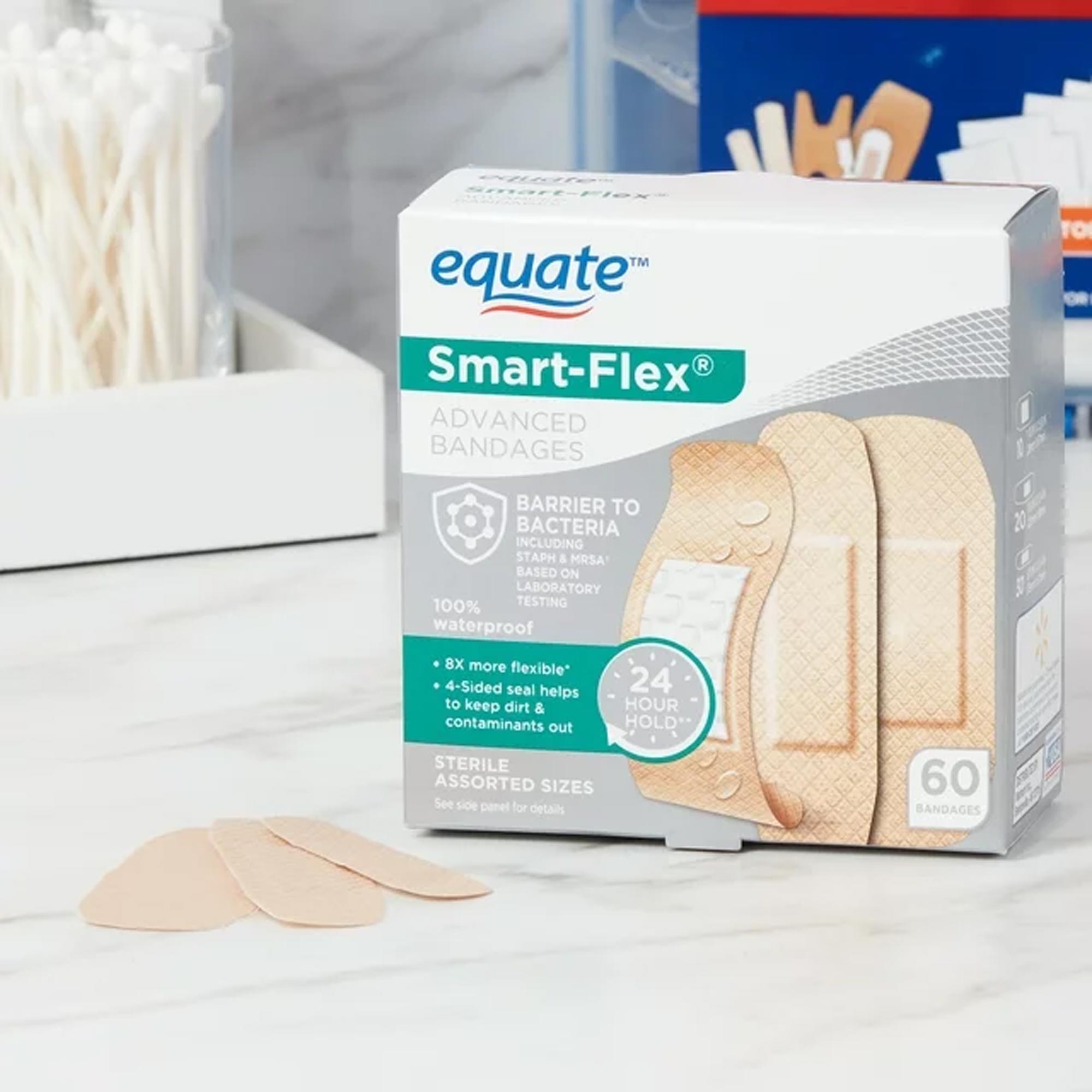 Equate Smart-Flex Advanced Bandages, 60 Count â Image 2