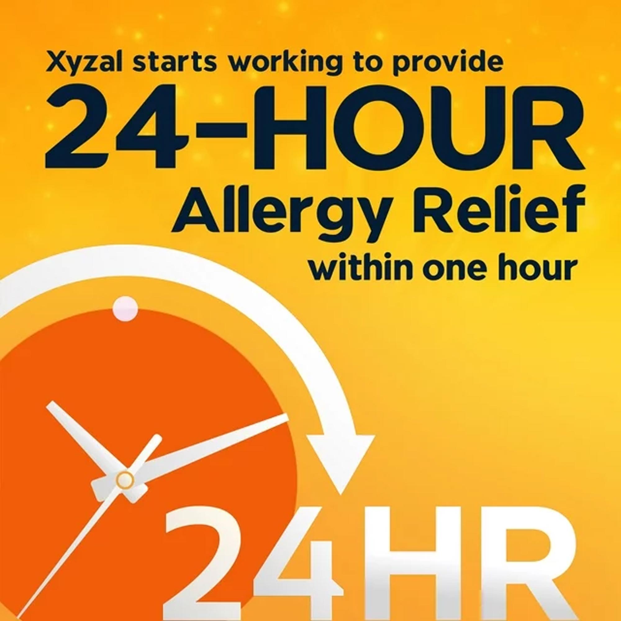Xyzal Allergy Tablets 24-Hour Allergy Relief, Original Prescription Strength, 55 Ct â Image 2